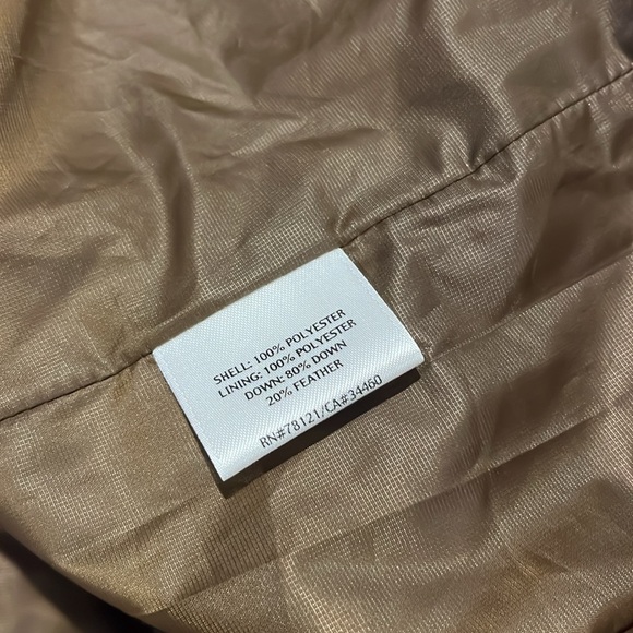 Eileen Fisher Funnel Neck Waterproof Down Jacket - Picture 6 of 8